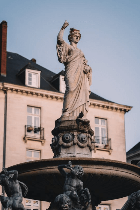 Une fontaine à Nantes