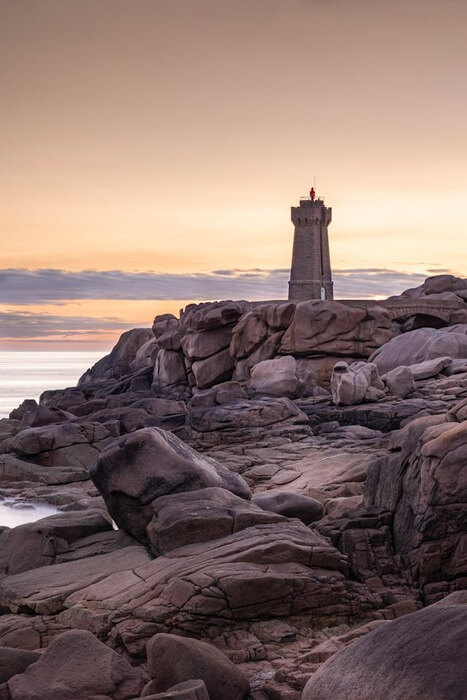 Phare de Men Ruz à Perros-Guirec en Bretagne