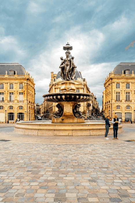 Place de la Bourse à Bordeaux