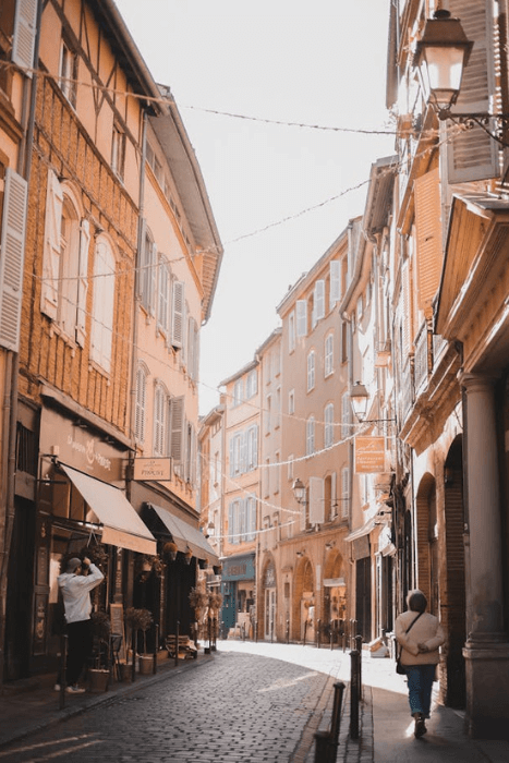 Dans une rue de Toulouse