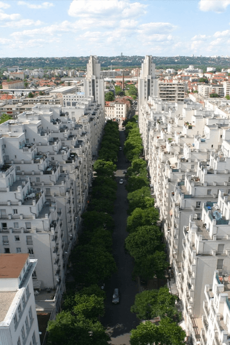 Gratte-ciel Barbusse à Villeurbanne