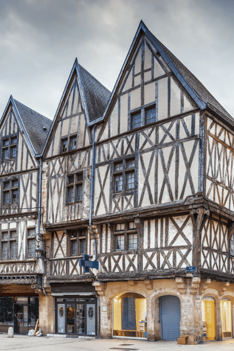 Des maisons à colombages à Dijon
