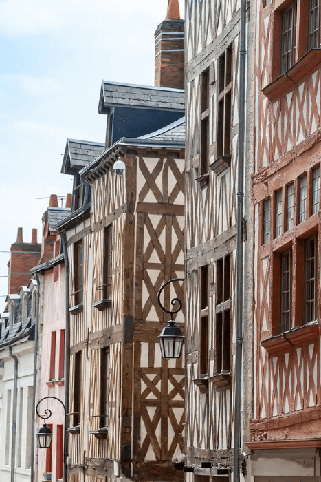 Des maisons à colombages à Orléans