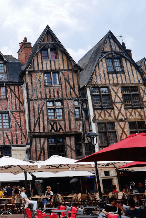 Des maisons à colombages à Tours