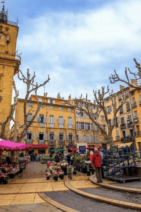 Marché aux fleurs d'Aix-en-Provence