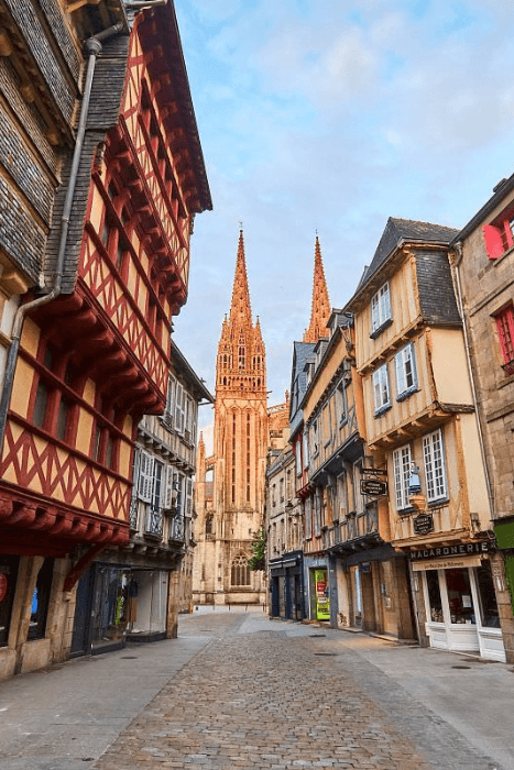 Ruelle médiévale à Quimper